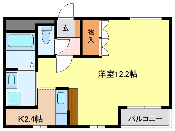 中村公園駅 バス11分  大正橋西下車：停歩2分 2階の物件間取画像